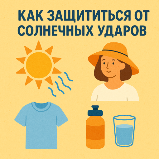 Остерегаемся солнечного удара Остерегаемся солнечного удара.