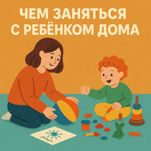 Несколько идей для активного досуга дома с ребёнком Несколько идей для активного досуга дома с ребёнком.